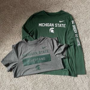 Michigan State Nike Shirts, Youth Large